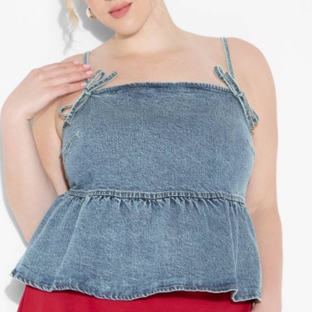 Denim Blue Women's Top